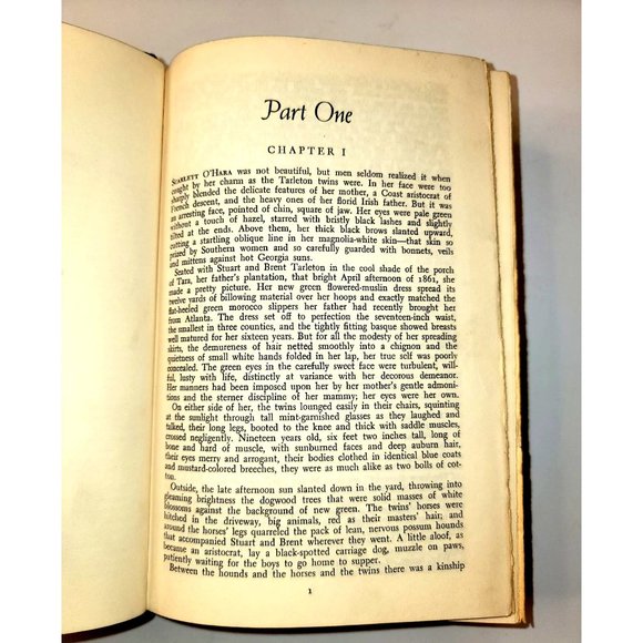 Vintage 1964 Gone With The Wind By Margaret Mitchell The Macmillan Co New York - Picture 9 of 12